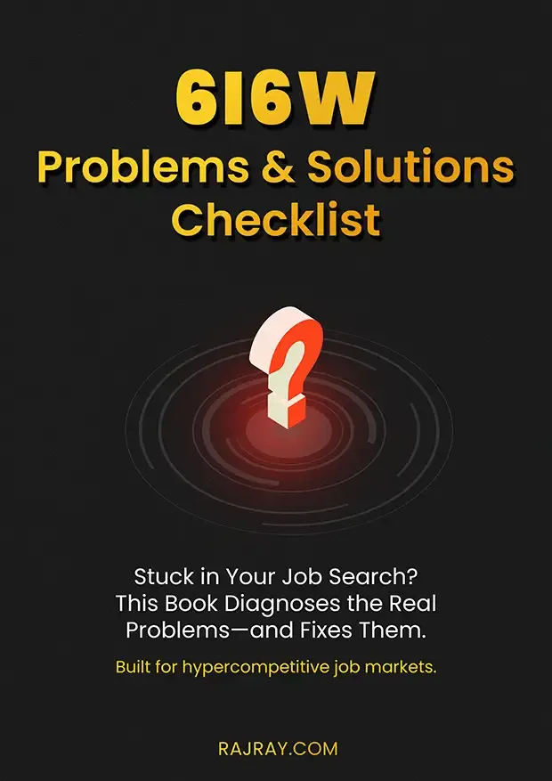 6I6W Problems and Solutions checklist