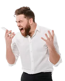 Frustrated job candidate